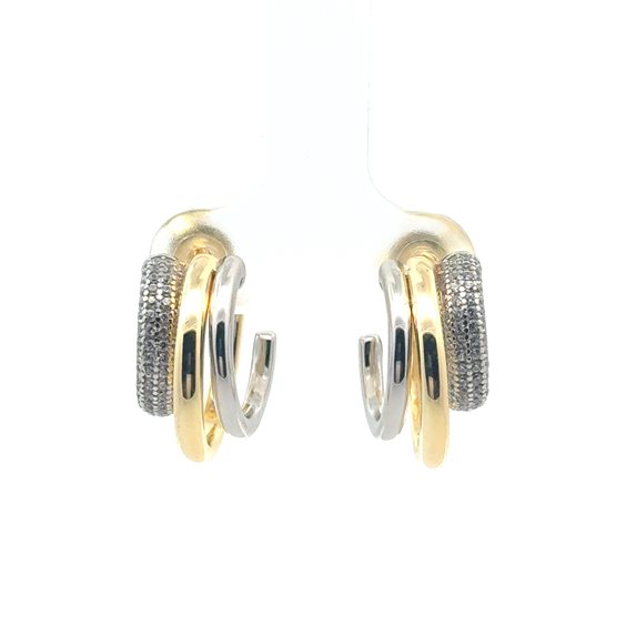 Pendientes Cianfrone Gioielli Mujer in Plata BROC.1459 OR - BROC.1459 OR